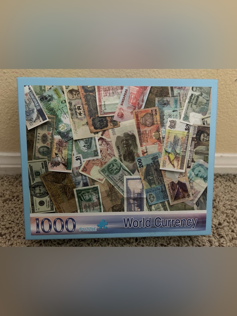 World Currency 1000 Piece Jigsaw Puzzle